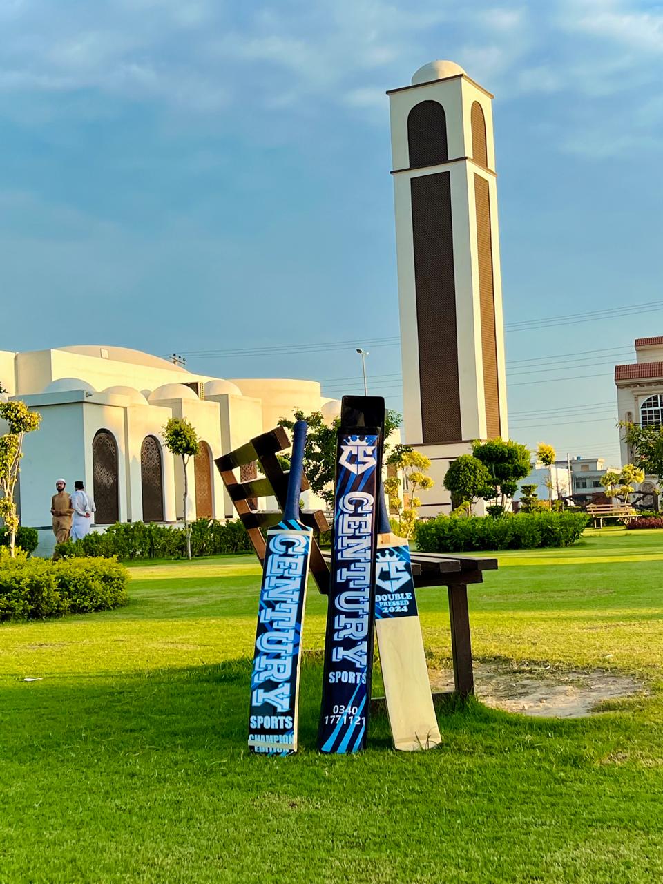 Century Sports Rawalakot Wood Bat Blue Color