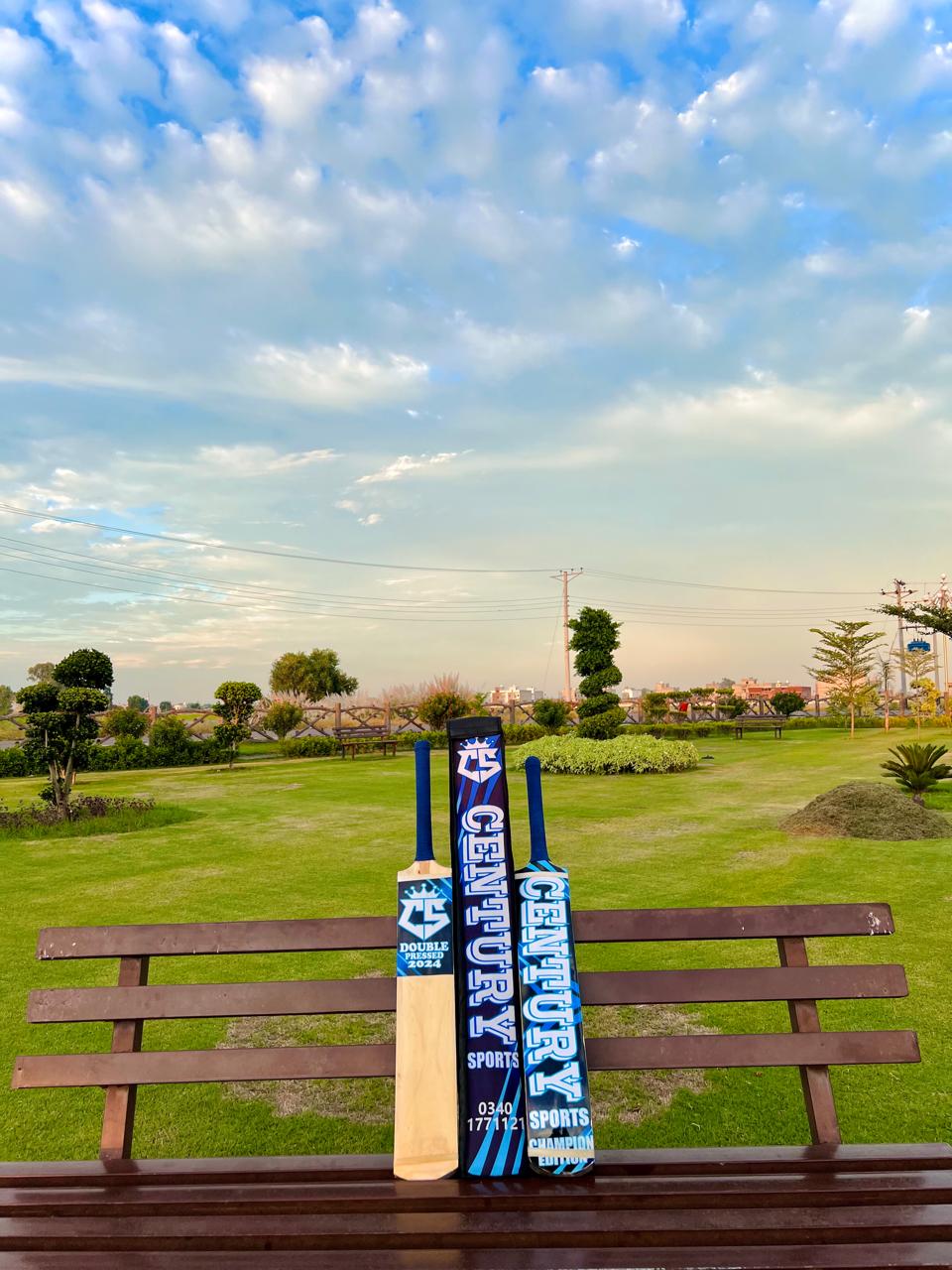 Century Sports Rawalakot Wood Bat Blue Color