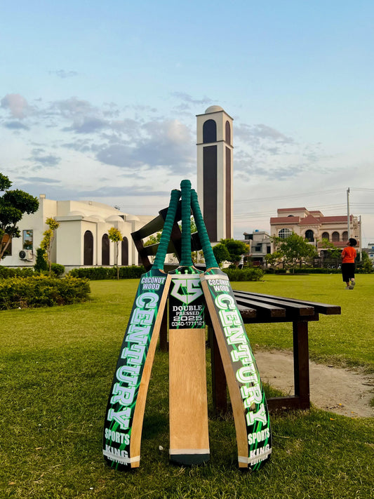 Century Sports Coconut Wood Bat Green Color