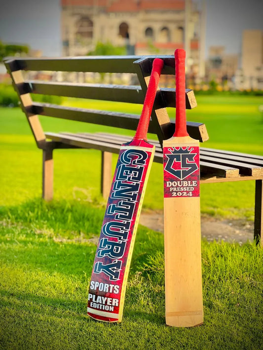 Century Sports Player Edition Rawalakot Wood Bat Red Color