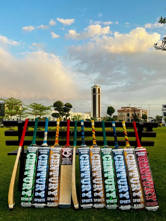 King Edition Coconut Wood Bat + Cover + Inners + Stroke Sheet