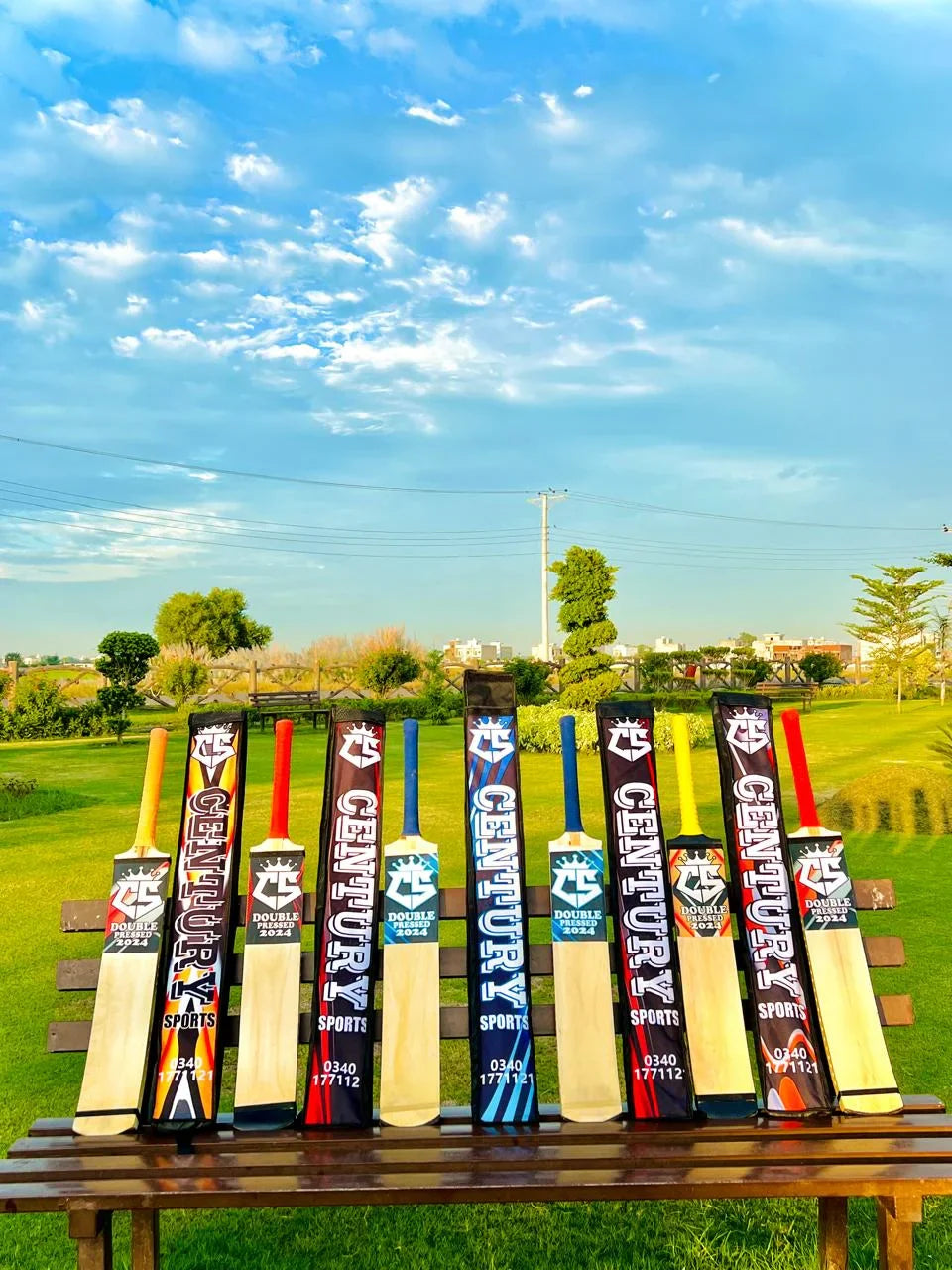 Champion Edition Rawalkot Wood Bat + Cover + Inner + Stroke Sheet