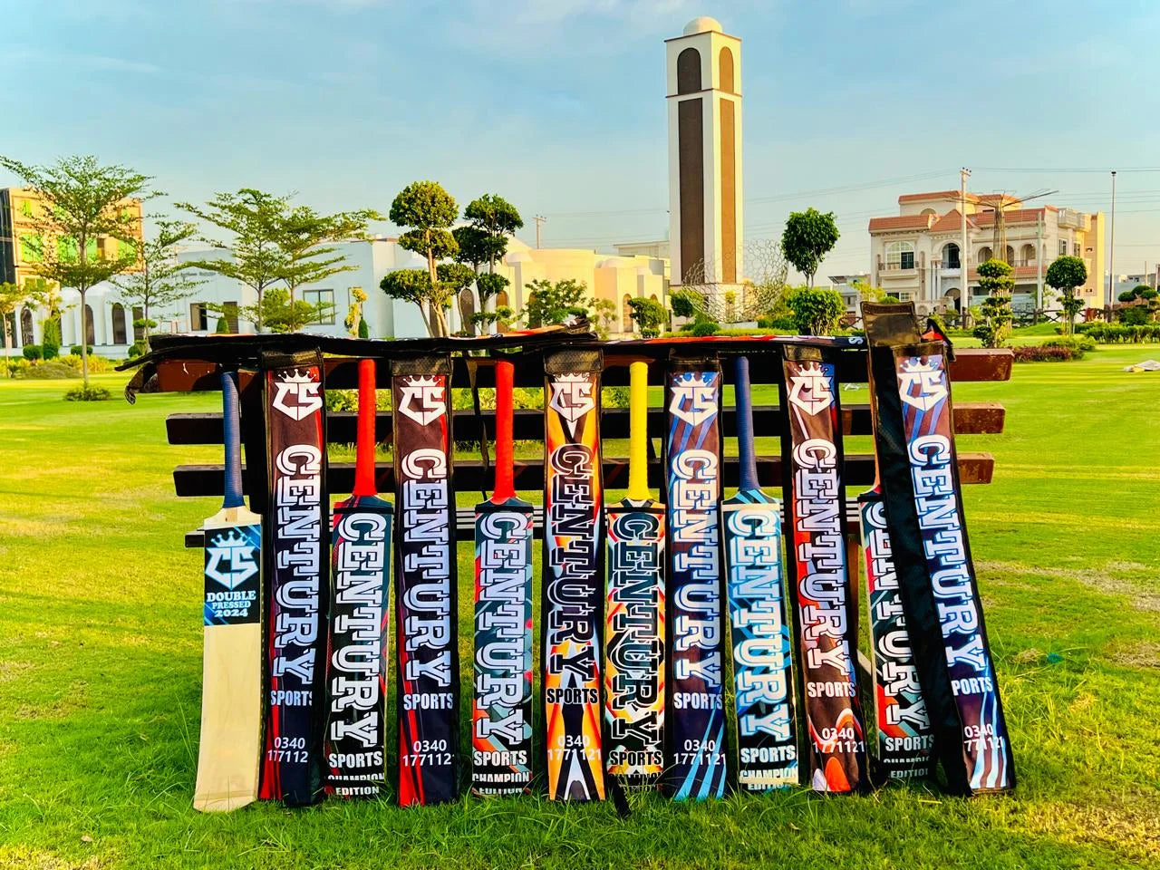 Champion Edition Rawalkot Wood Bat + Cover + Inner + Stroke Sheet