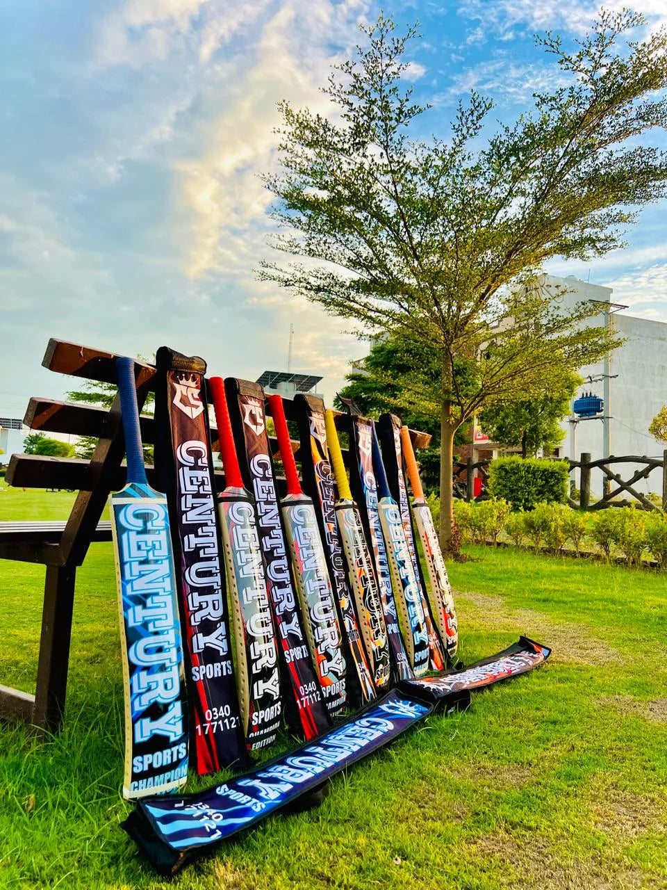 Champion Edition Rawalkot Wood Bat + Cover + Inner + Stroke Sheet